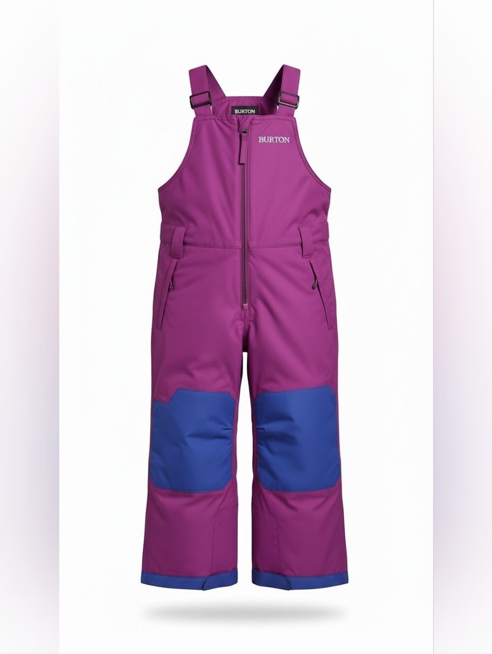 Burton Kids Purple Overalls with Blue Knee Panels